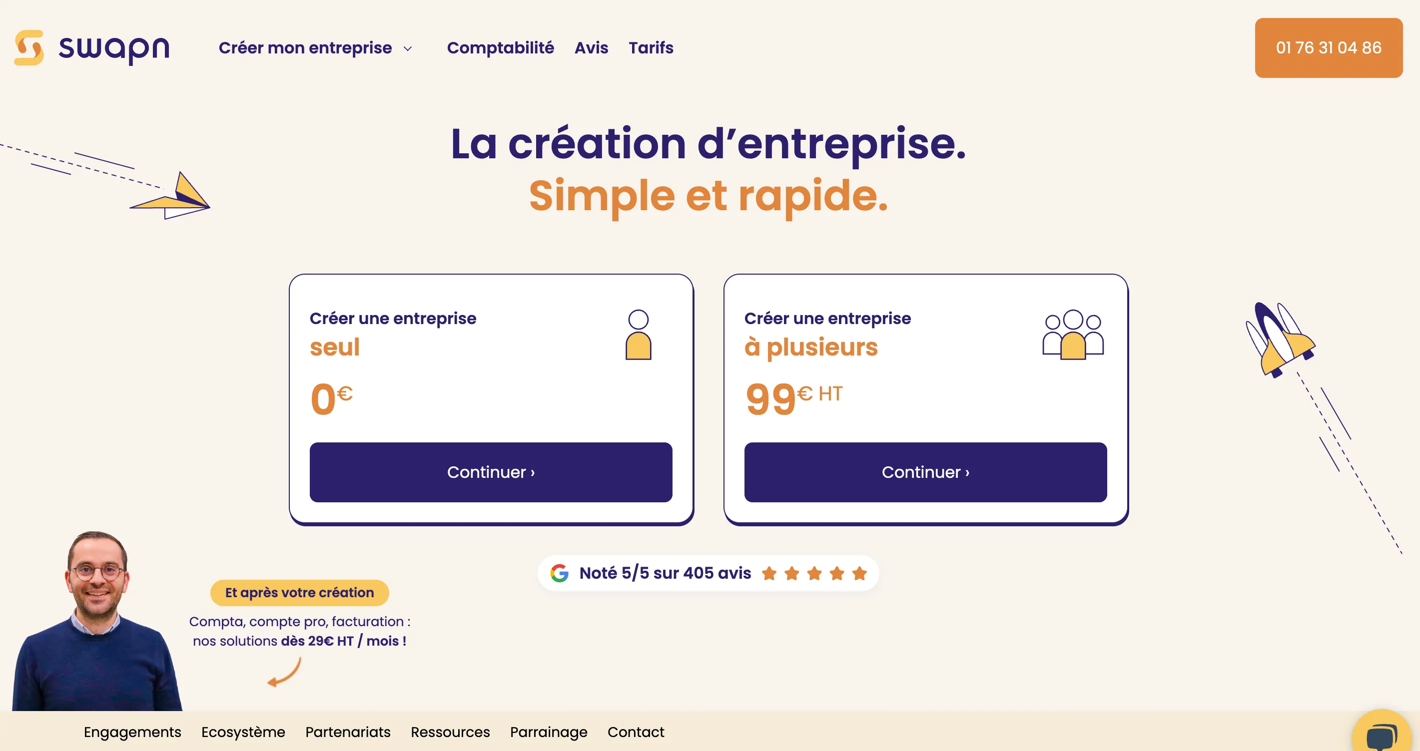 Swapn, création d’entreprise